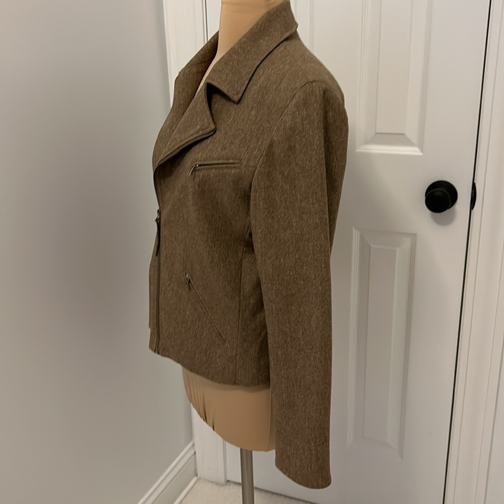 Ralph Lauren Virgin Wool Blend Moto Jacket - Picture 4 of 11